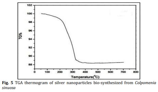 Biosynthesis and Characterization of Silver Nanoparticles from Marine Macroscopic Brown Seaweed Colpomenia sinuosa (Mertens ex Roth) Derbes and Solier - Image 6
